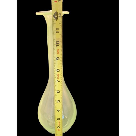 Keulen-Vase Light Green Hand Blown Glass Jack in the Pulpit Style MCM 12" - Picture 9 of 10